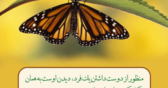 دیدن او به همان شکل که خدا خواسته است
